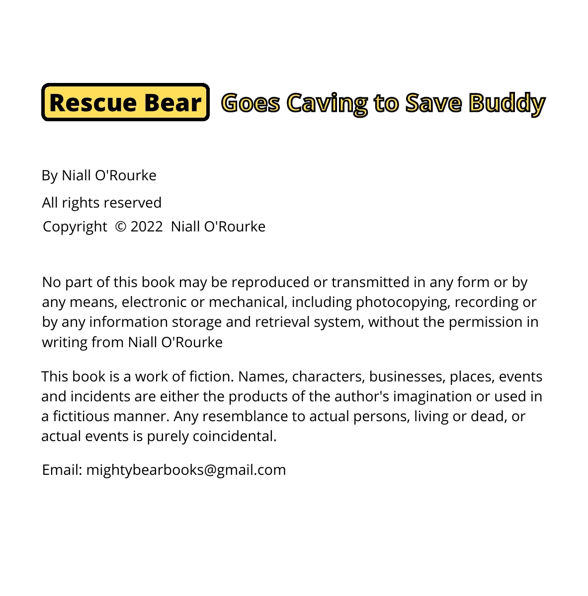 Preview page 2 of 8: Rescue Bear Goes Caving To Save Buddy