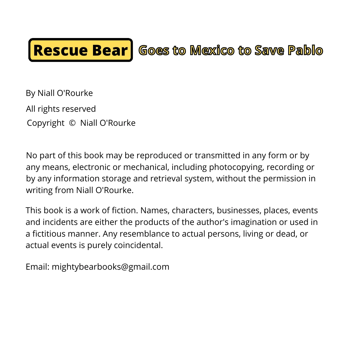 Preview page 2 of 8: Rescue Bear Goes to Mexico to Save Pablo