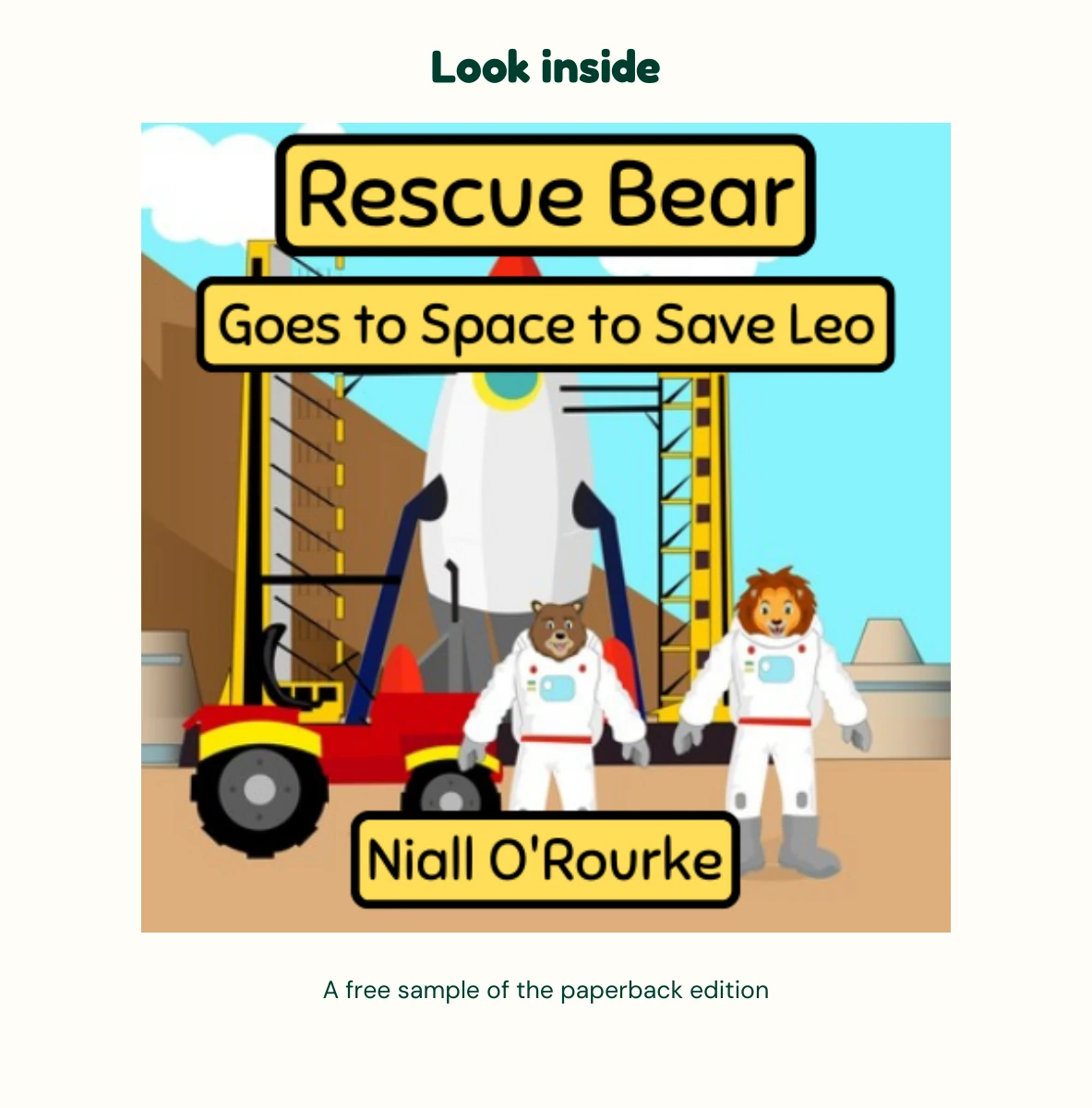 Preview page 1 of 8: Rescue Bear Goes to Space to Save Leo