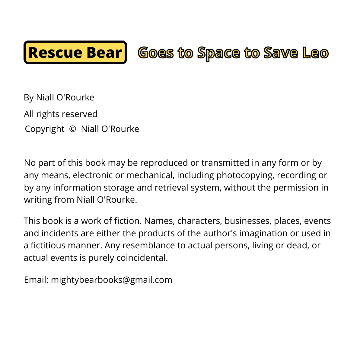 Preview page 2 of 8: Rescue Bear Goes to Space to Save Leo