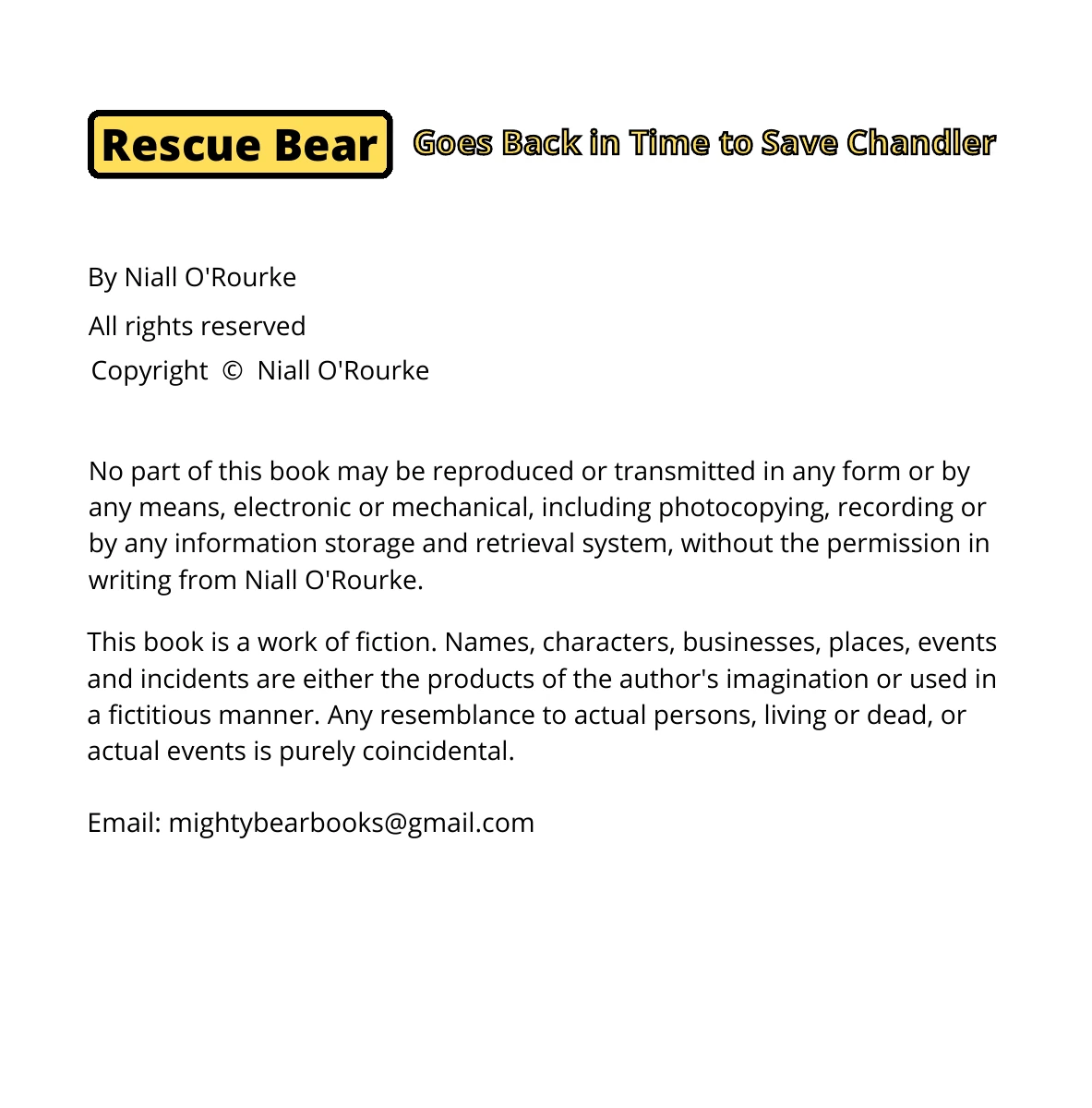 Preview page 2 of 8: Rescue Bear Goes Back in Time to Save Chandler