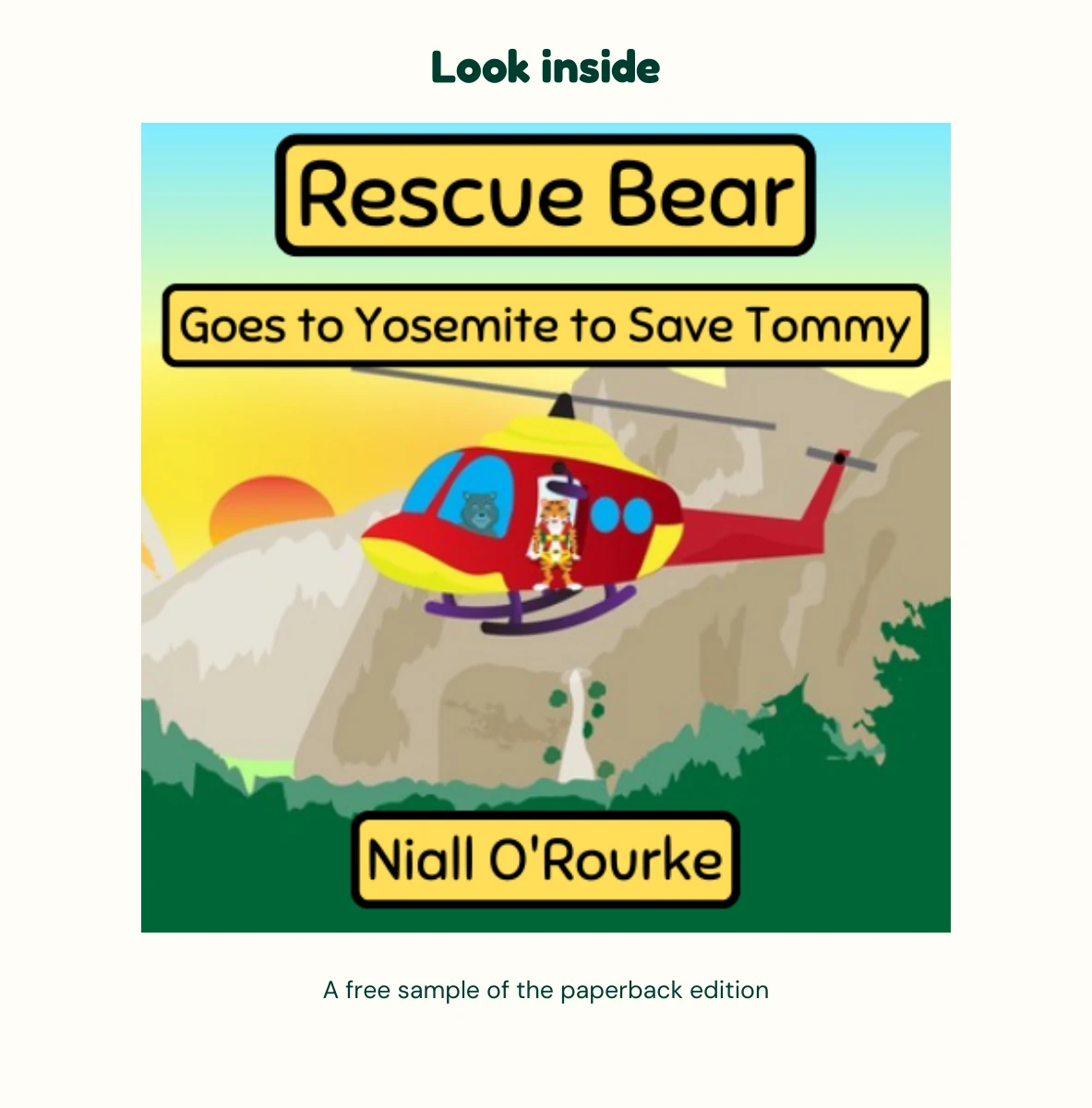 Preview page 1 of 8: Rescue Bear Goes to Yosemite to Save Tommy